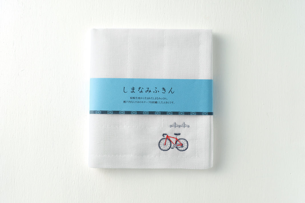 蚊帳ふきん しまなみ（ロードバイク 赤） – KOKOROIKI STORE